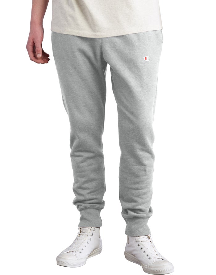 Champion Reverse Weave Erkek Joggers Gri ( XRHQAT392 )